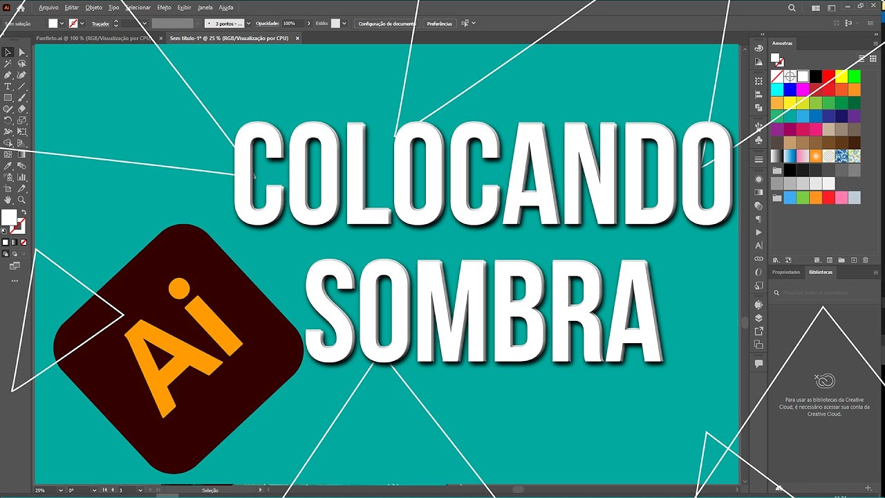 COMO COLOCAR SOMBRA NO ILLUSTRATOR 2022 YouTube