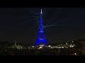The Eiffel Tower marks its 130th birthday with a light show
