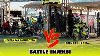 BATTLE INJEKSI || Start Bersamaan Sleep Engine HPUTRA 969 & Sleep Engine ABEN RACING