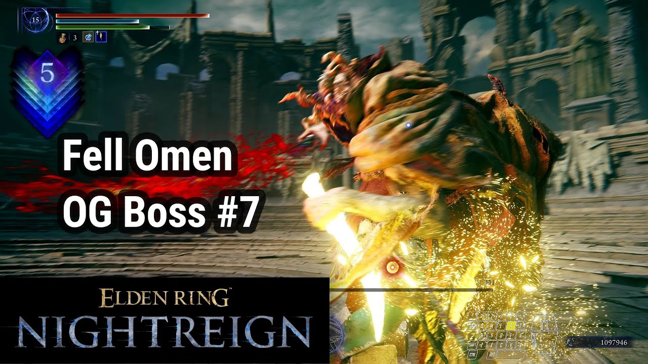 Fell Omen Depth 5 difficulty NO Hit Parry Kill
