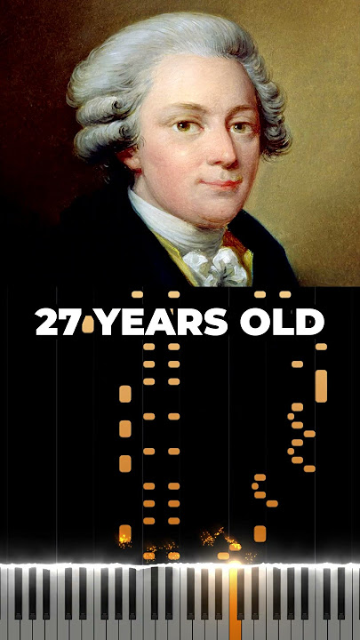 Mozart's Evolution (Age 5 to 35) #mozart #piano #classicalmusic