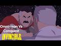 Omni Man Vs Conquest ｜ Invincible Season 4 ｜ Prime Video