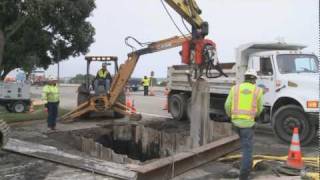 Utility Construction Activity for Presidio Parkway Project