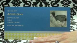 Birth Announcement  Baby iDesign - BID39