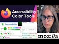 Testing Color Contrast & Simulating Color Blindness with the Firefox Accessibility Inspector