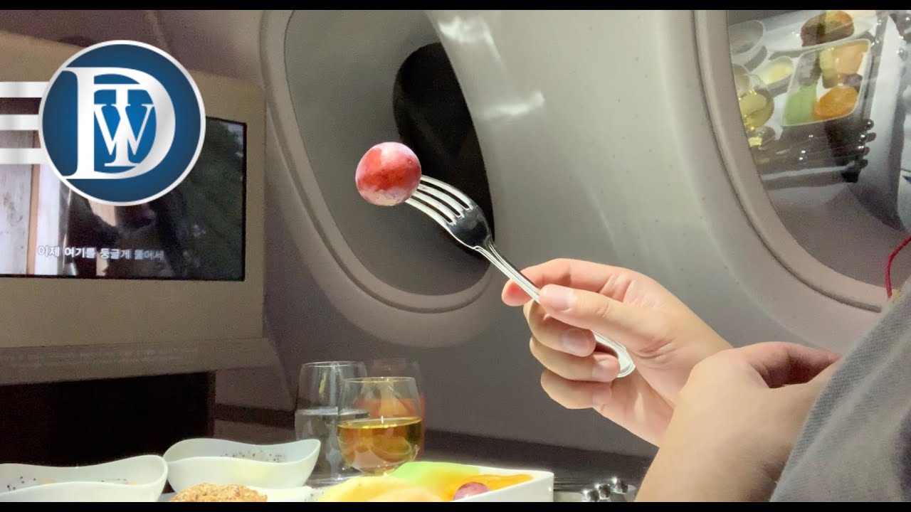 Asiana Airlines A380 Business Class HKG to ICN