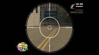Victory in 00:12? Gang war and Riot in gta san andreas only using sniper rifle 147 screenshot 5