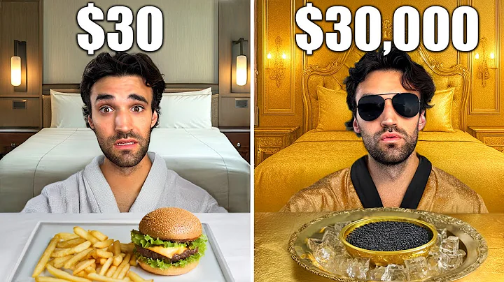 I Stayed at 5-STAR HOTELS for $30, $300, $3,000 & $30,000!