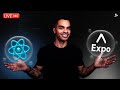 React Native vs Expo - Pra onde o mercado está indo? (LIVE)