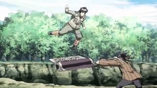 Kakashi & Guy vs kushimaru & Jinpachi