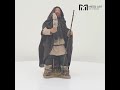 Video: Animated Terracotta Man with Illuminated Torch, 25 cm Series