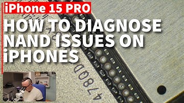 How to investigate NAND issues on iPhones
