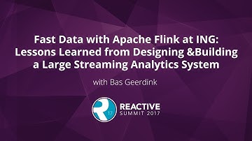 Fast Data with Apache Flink at ING   lessons learned from designing and building a large streaming a