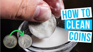 How to CLEAN COINS | DON'T DAMAGE dirty, old, corroded, copper or silver coins! screenshot 5