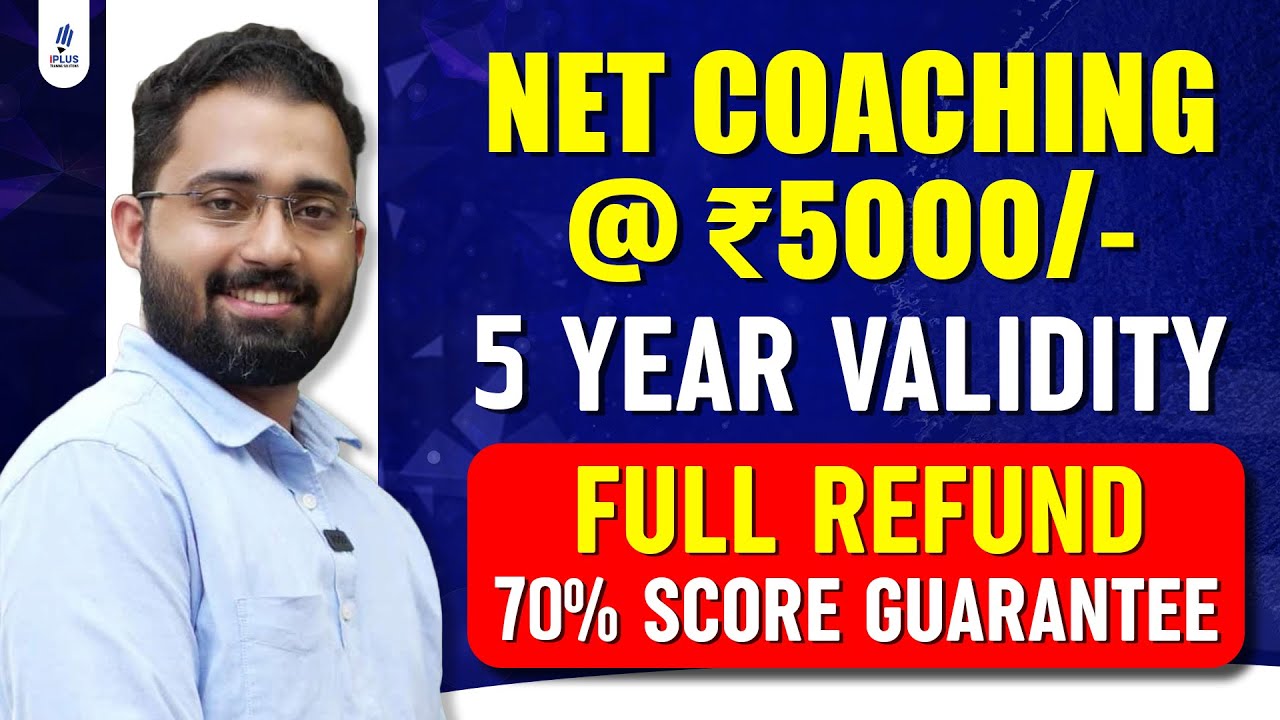 NET Coaching 5000 5 Year Validity Full Refund 70 Score