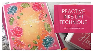 Reactive Inks Lift Technique (STAMPtember PinkFresh Studio) screenshot 5