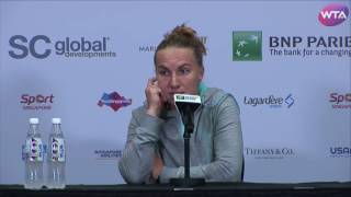 스베틀라나 쿠즈네초바 2016 WTA 결승전 싱가포르 기자회견 screenshot 5