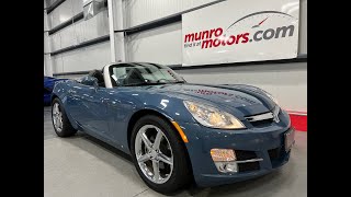 2008 SOLDSOLDSOLD Saturn Sky Convertible in Bluestone Metalic on Black leather 5 speed with 71k kms!