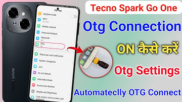 How to connect otg in tecno spark go 1, tecno spark go 1 otg cable connection, tecno earphone chlaye