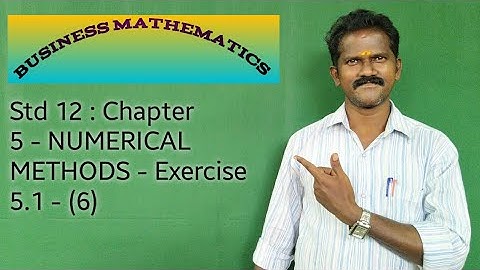 12th Std Business Maths Chapter 5 - Exercise 5.1 - (6)