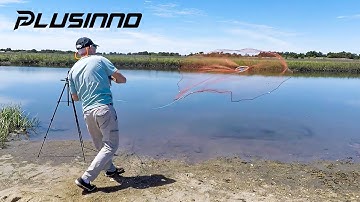 Instructional Video of Throwing the 6Ft Plusinno Cast Net with Aluminum Frisbee @KayakhacksFishing