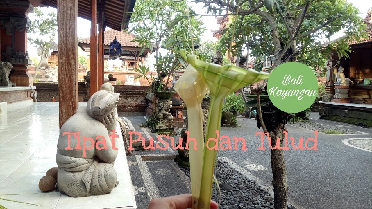 Membuat Tipat Pusuh dan Tipat Tulud