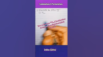 Evaluate ¹²C₁₀ | Combinations & Permutations Explained | Math Tutorial #learnmath