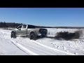 Lifted Cummins Pulls Out Stuck Duramax