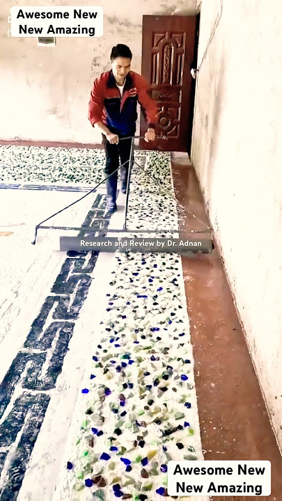 Beautiful marble chips floor design for Home decoration #marble #chips #marbleseries #home #flooring