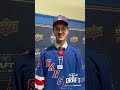 Get to know Ben MacBeath! 🤗 #nyr #nhldraft #nhl #gettoknowme