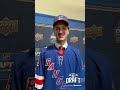 Get to know Ben MacBeath! 🤗 #nyr #nhldraft #nhl #gettoknowme