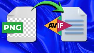 How to Convert a PNG Image to AVIF