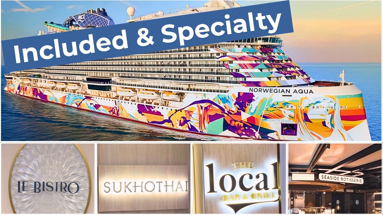 Путеводитель по ресторанам Norwegian Aqua: что бесплатно, а за что стоит заплатить?