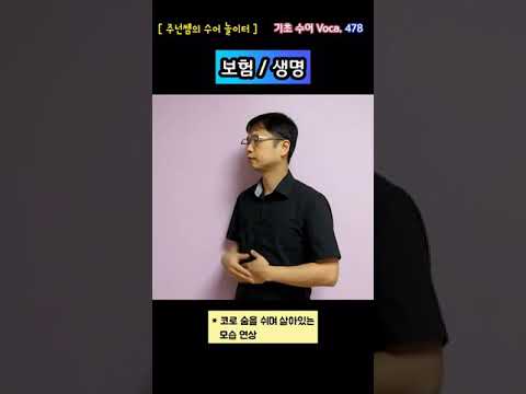 [ 기초 수어 Voca ] 478. 보험/생명 - 수화배우기 [주넌쌤의 수어놀이터]