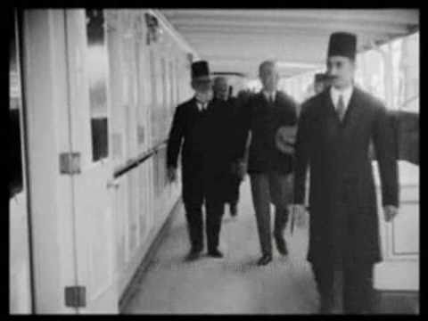 الملك فؤاد يقوم بافتتاح مدينة بورفؤاد ١٩٢٦ جزء ٣ 