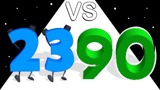 Number Stack 3D VS Number Leveling : Level Up Numbers ❌ MAX LEVEL! screenshot 5