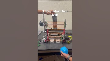 First test of the 3 layer intake! #robotics #vexrobotics #vex