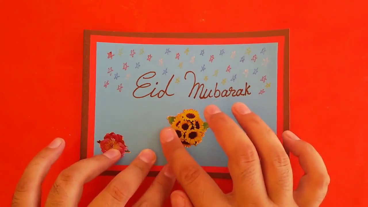 eid greeting cards How to make eid greeting cards at home | Sab Kuchh Banao Jano