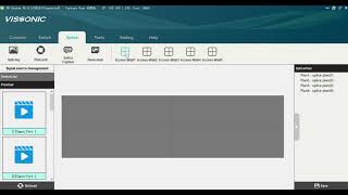 X9 processor software setting for LCD wall screenshot 1