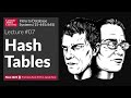 F2023 07  hash tables cmu intro to database systems