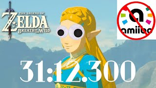 Breath of the Wild Any% Speedrun (No Amiibo) in 31:12.300