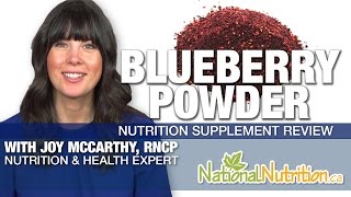 Blueberry Powder Benefits - Antioxidant Fruits - Professional Supplement Review