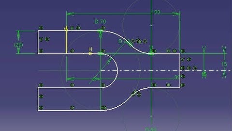 CATIA - Sketcher Workbench 1/3 Profile Tool bar #catia