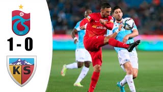 Trabzonspor 1-0 Kayserispor MAÇ ÖZETİ | Ziraat Türkiye Kupası Yarı Final - 2022