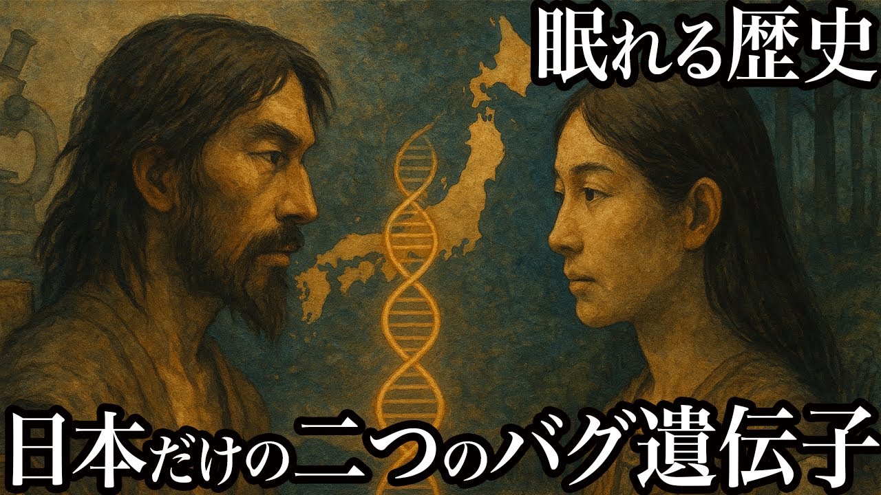 人類の中で日本人だけが持つ“二つの孤立遺伝子”D系統とミトコンドリアN9bが語る最新研究と進化の例外｜眠れる歴史【睡眠用】