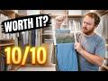 This $15 pants organizer just saved me so much room