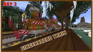 I Made a Gingerbread Train with the Create Mod | Twelve Trains of Christmas Day 3