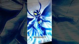 Drawing Big Chill from Ben 10 Alien Force 🥶|Glowart|#animedrawing  #anime  #ben10