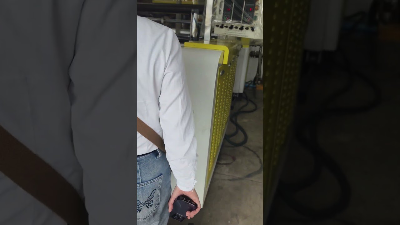 XHD 1.5 meter 5 layer cast stretch pallet wrap film machine running good in customer company