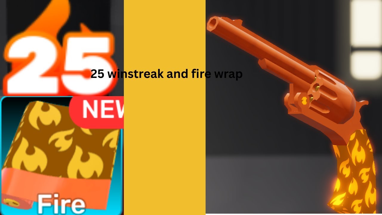 Getting a 25 win streak and getting fire wrap. (Rivals) - YouTube